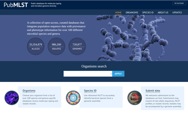 pubMLST homepage